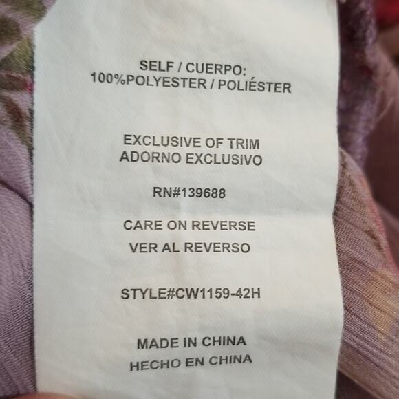 Coco + Jaimeson sheer‎ top size large - Picture 5 of 9